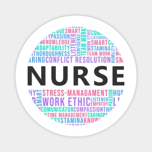 Nurse Skills gift white Magnet